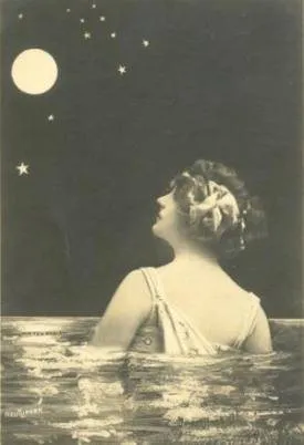 moon woman water